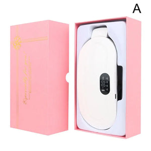 Portable Uterine Warm Belt Period Vibration Cramp Heating Massager Menstrual Belt Pad Relieve Menstrual Pain Abdominal Warm Belt