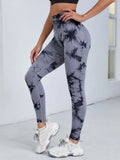 Tie Dye Yoga Pants Sport Leggings Women Seamless High Waist Push Up Woman Tights Fitness Workout Leggins Gym Clothing