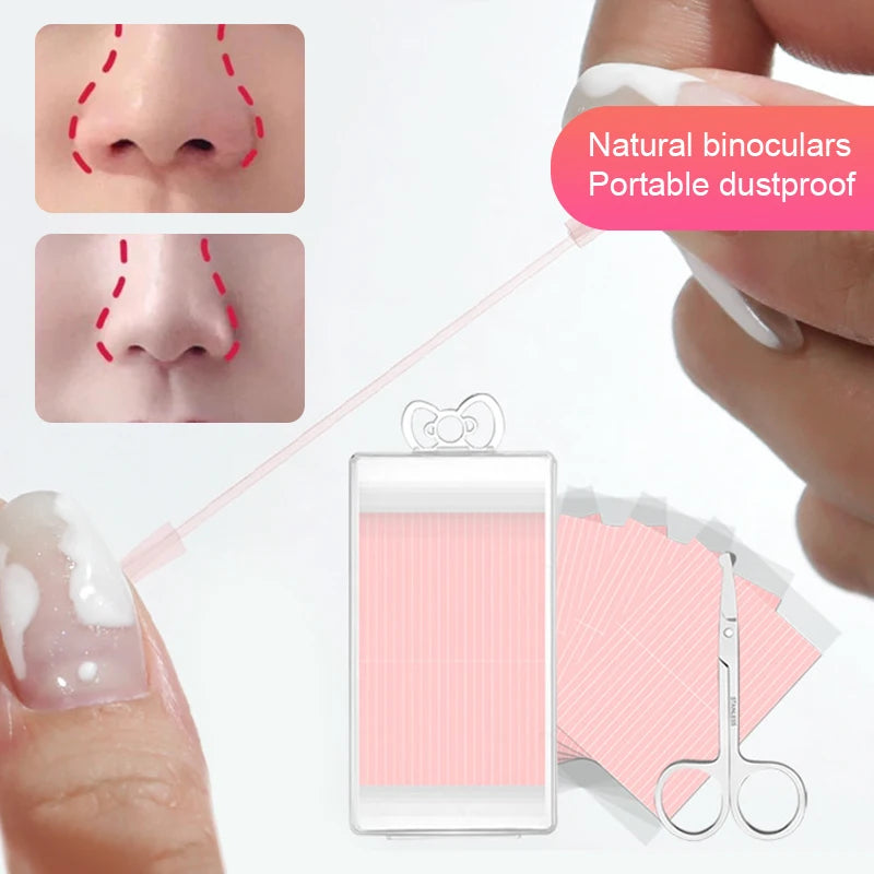 100 Strips/Sheet Disposable Invisible Thin Nose Stickers For Nose Face Skincare Beauty Ultra Thin Paper Facial For Beauty Salon