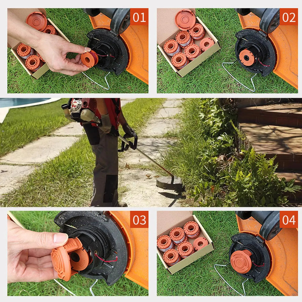 Lawn Mower Accessories Spool Mowing Rope Lawn Mowing Line Trimmer Spool Line For Worx Replacement  Garden Accessories Tools