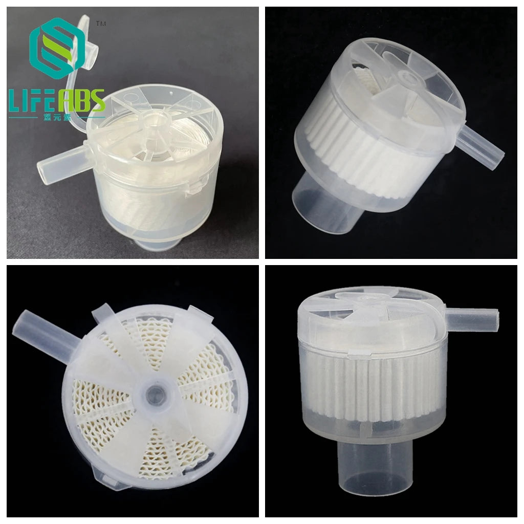 10pcs Tracheostomy Trach Vent HME Filter Moisture Exchangers Tracheostomy Trach Filter Humidification Trach Vent Hme Filter