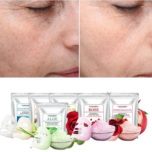 20g Hyaluronic Acid Rose Aloe Chamomile Powder Facial Masks Wrinkles Removal Anti-Aging Lighten Tone Nourishing Beauty Skincare