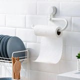 Multi-function Bathroom Towel Paper Roll Rack Vacuum Suction Cup Kitchen Bathroom Holder