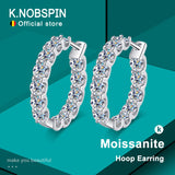 KNOBSPIN Moissanite Earring 925