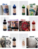 100ml Temporary Tattoos Ink Semi Permanent Airbrush Fake Common Ink For Body Art Gloss Tint Paint Beauty Pigment Makeup Supplies