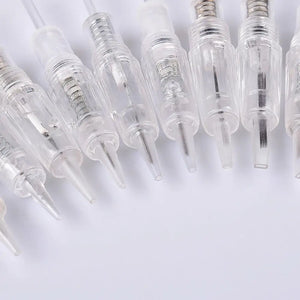 10pcs Microblading Cartridge Needle for Charmant Permanent Makeup Machine 8mm Screw Tattoo Needles Makeup Tools