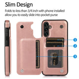 Luxury Slim Fit Wallet Magnetic Flip Leather Case For Samsung Galaxy S24 Ultra S23 S22 S21 Plus S20 FE S10E S10 S9 S8 Note 20