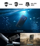 HOTWAV Rugged Smartphone Android Global Version 150LM Flashlight 20GB+256GB 6.6'' FHD+ 2K 10800mAh 64MP Cyber 13 Pro Cellphones