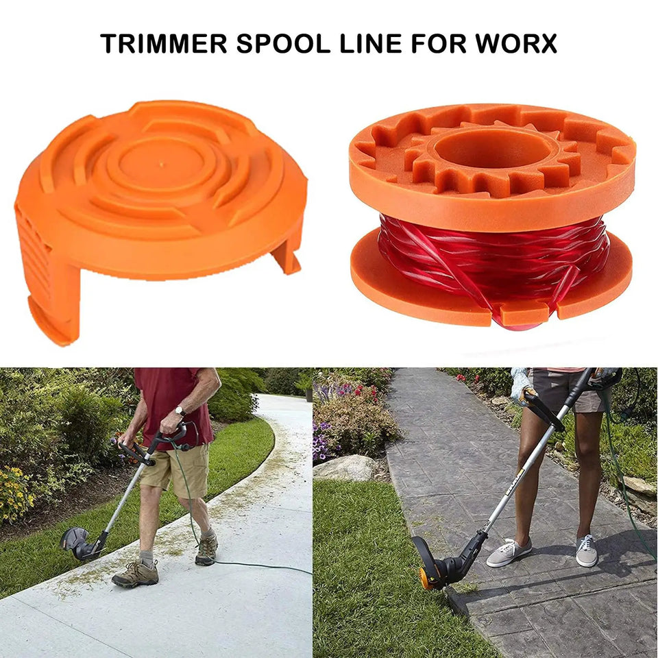 Lawn Mower Accessories Spool Mowing Rope Lawn Mowing Line Trimmer Spool Line For Worx Replacement  Garden Accessories Tools